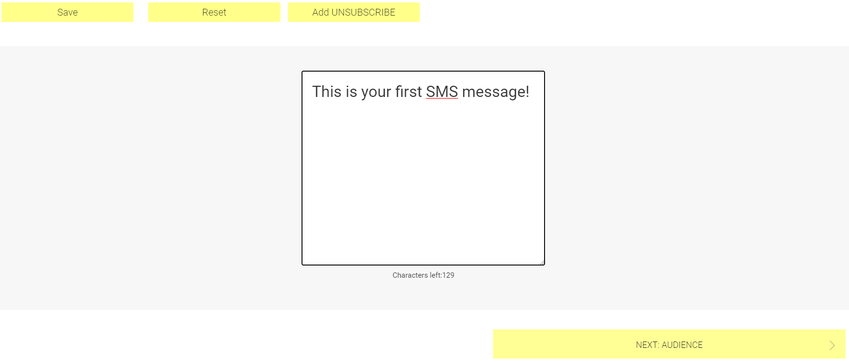 Kreator SMS Newsletter w systemie edrone