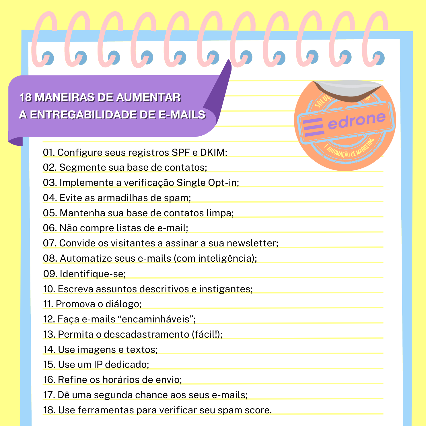 Entregabilidade de e-mails: 18 maneiras de aumentar a entregabilidade de e-mails.