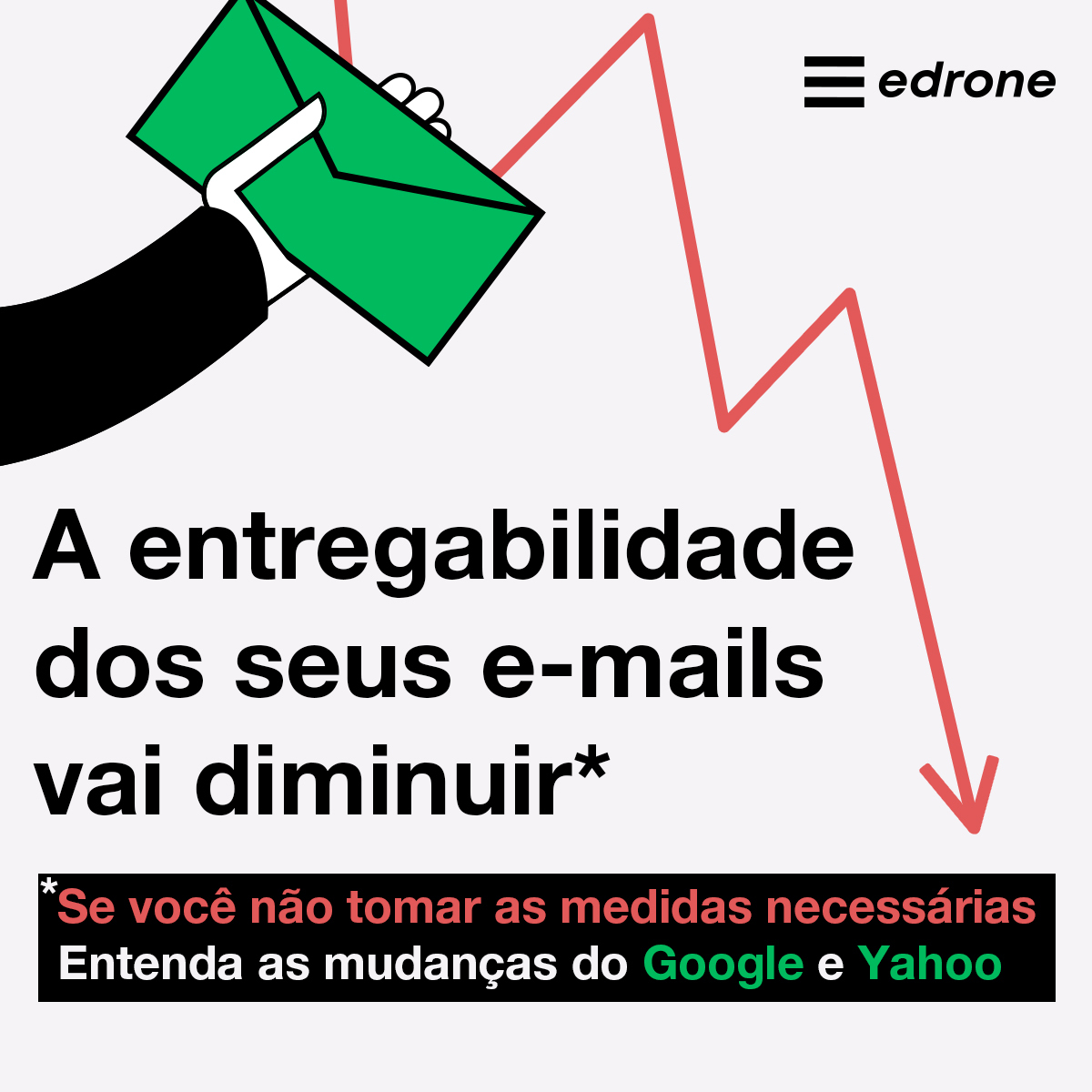 Entregabilidade de e-mails será afetada pelas mudanças do Google e Yahoo