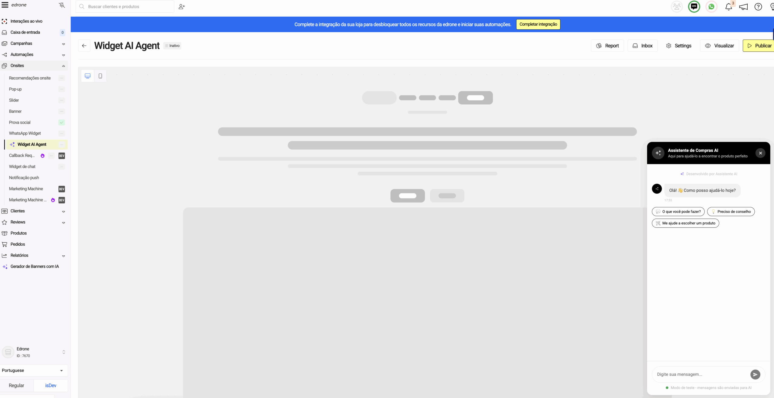 sistema agente de vendas com ia
