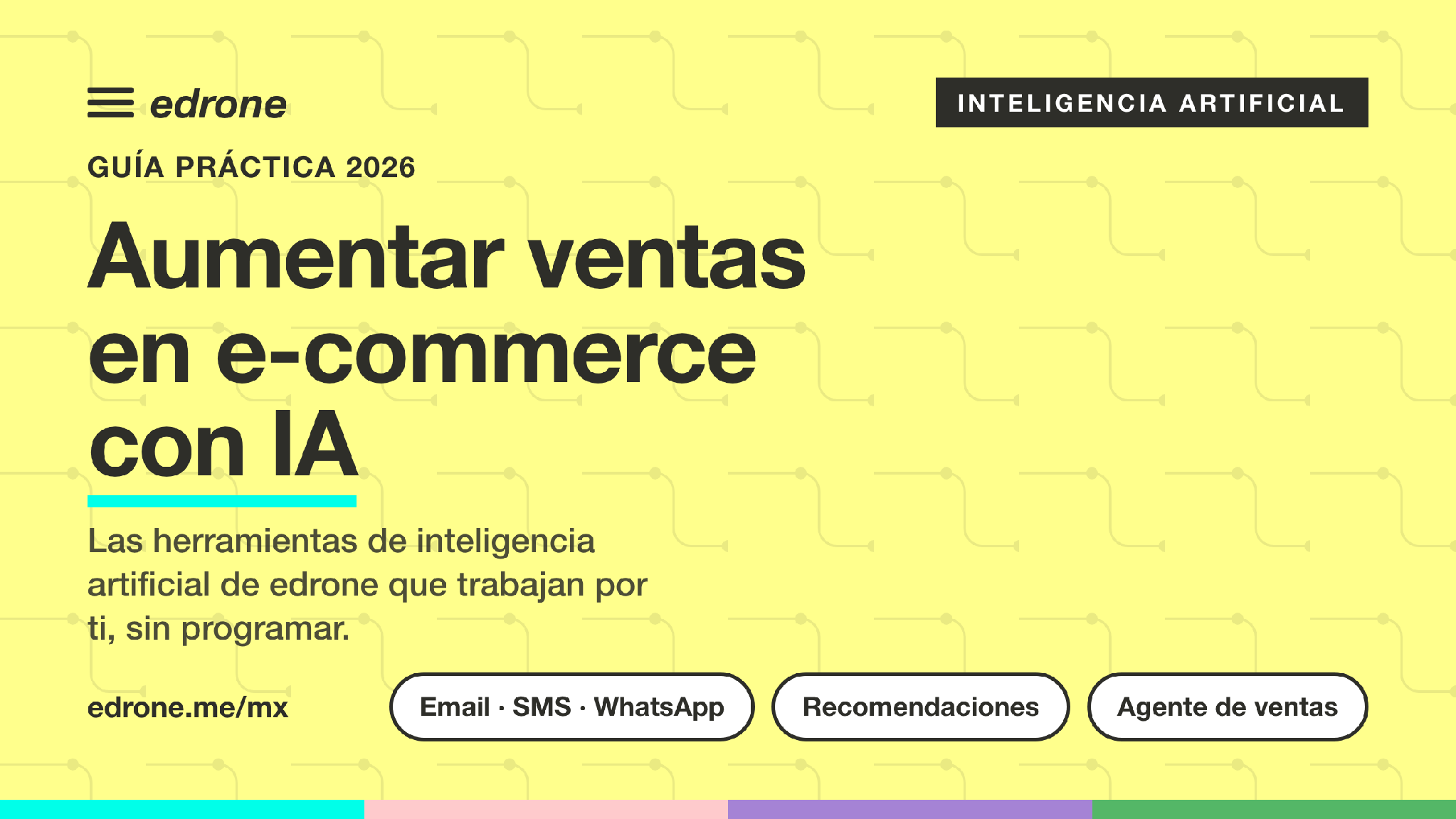 Herramientas de inteligencia artificial de edrone para aumentar ventas en e-commerce