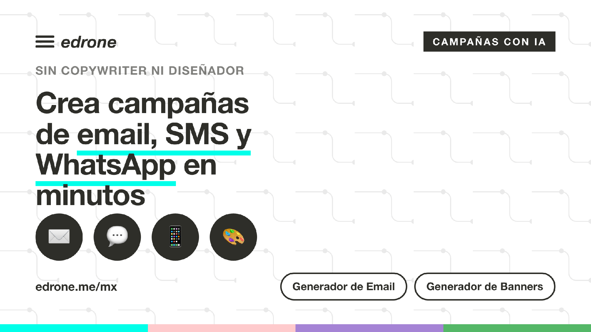 Crear campañas de email, SMS y WhatsApp con inteligencia artificial en edrone